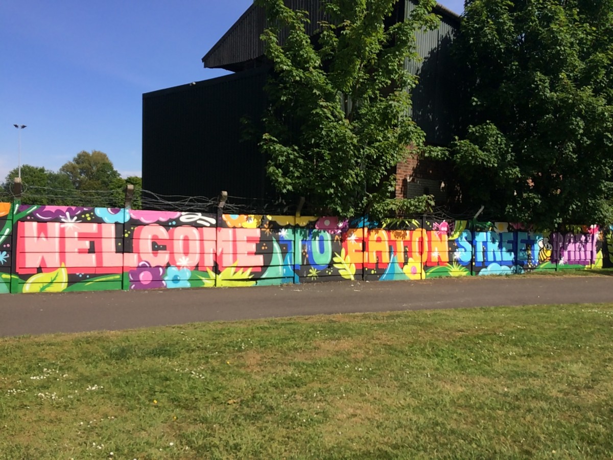 Slide 10 – Welcome to Eaton Street Park Mural