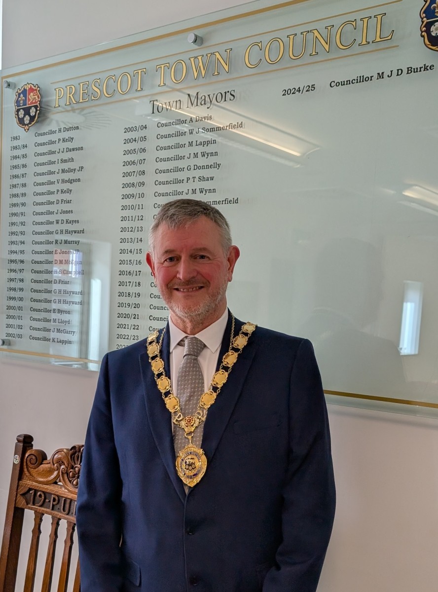 Slide 9 – Mayor of Prescot – Cllr G Wickens