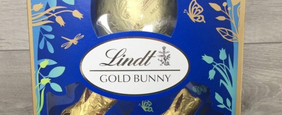 Tesco donation - Lindt Gold Bunny 1